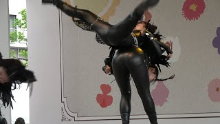 127「JC ダンス」 フィットした黒衣装で際立つラインが印象的でした😀