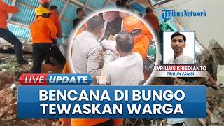 Hujan Deras Picu Banjir & Longsor, Bocah 11 Tahun Ditemukan Meninggal Tertimbun Tanah di Bungo