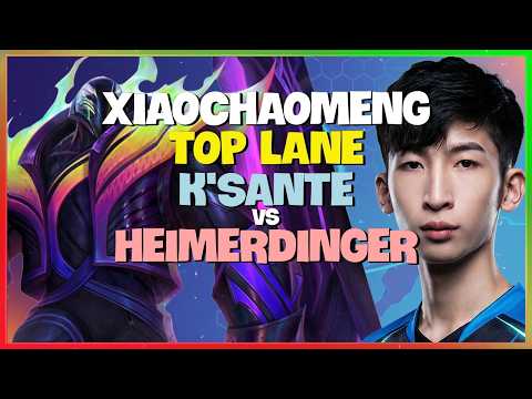 XiaoChaoMeng K'Sante : This Dude is CRUSHING the Super Server Heimerdinger Matchup