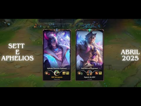 Aphelios & Sett duo bot vs Varus & Renata glasc - espiritos do luar