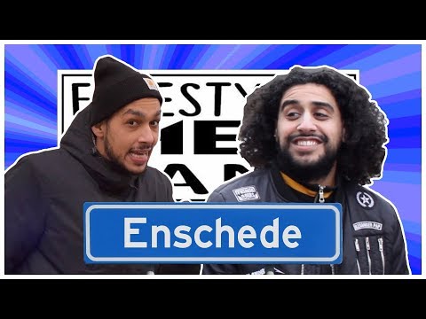 ANOUARVINES VS TA JOELA EN KRIKKEN IN EEN TENT?| Freestylen met Dani | van stad tot stad - Enschede