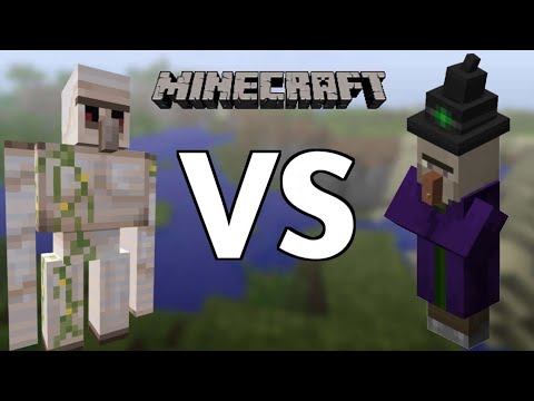 Ultimate Battle: Iron Golem vs. Witch! Who Will Win?
