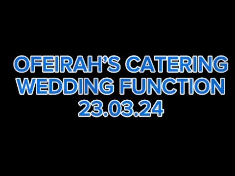 Ofeirah's Catering                                                           Wedding occasion    