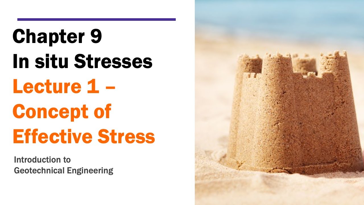 Chapter 9 In Situ Stresses - Lecture 1: Effective Stress Concept and Equation