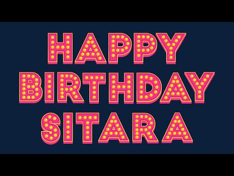 Happy Birthday Sitara