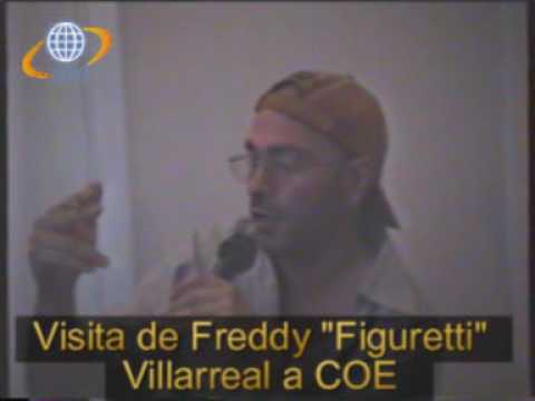 VISITA DE FREDDY "FIGURETTI" VILLARREAL A COE - AÑO 1998