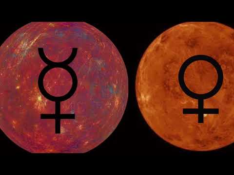 Mercury Frequency Venus Frequency - Binaural Beat - Mercury's 1st & 2nd Harmonic (Read Description)