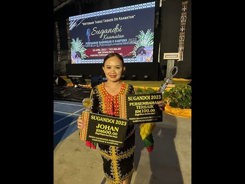 JUARA SUGANDOI PESTA KAAMATAN PERPADUAN 2023 PENAMPANG ROZALIAH MALIUS (HOSOKO SINDUO GINAVO)
