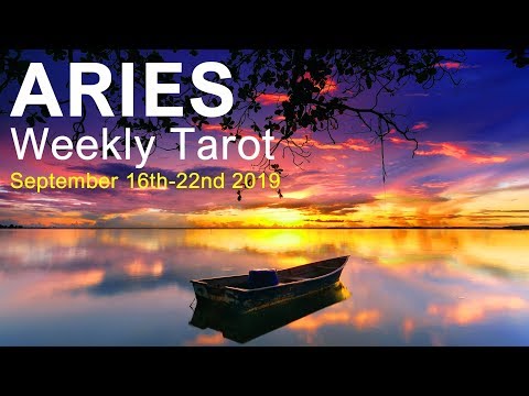 ARIES WEEKLY TAROT  "YOUR WAND OF FIRE ARIES!"  September 16th-22nd 2019