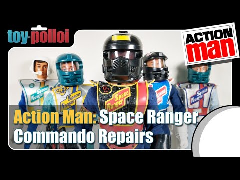 Vintage Action Man Space Ranger Commando repairs - Toy Polloi