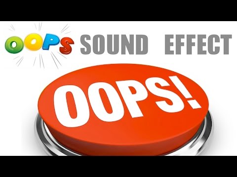 Oops Sound Effect | HQ