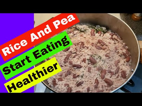 Jamaican Rice And Peas Recipe With Coconut Milk | Bob Marley Favorite Food