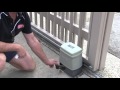 Operating a ATA Neoslider Gate Motor Manually