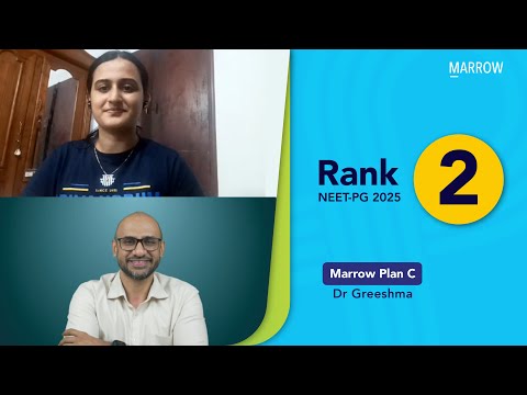 Rank 2 in NEET-PG '25, Dr Greeshma (Plan C) - "GTs and revision are the key elements of preparation"
