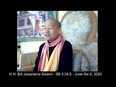 H.H. BA Janardana Swami - SB 4.24.6, Snana Yatra - June the 5, 2020