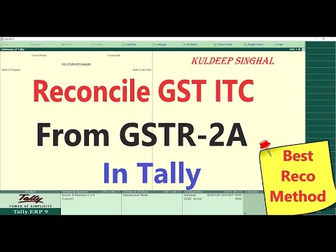 Tally GSTR 2A Reconciliation TDL File