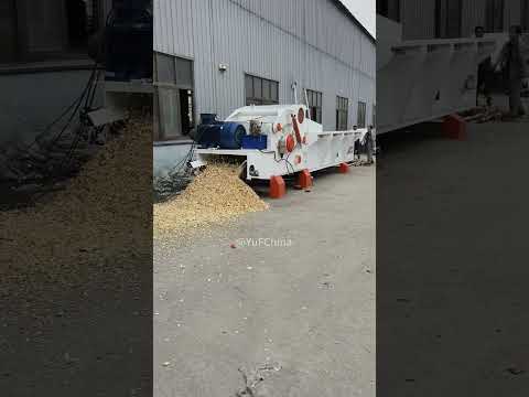 Wood crusher model 1300-800 trial run video
