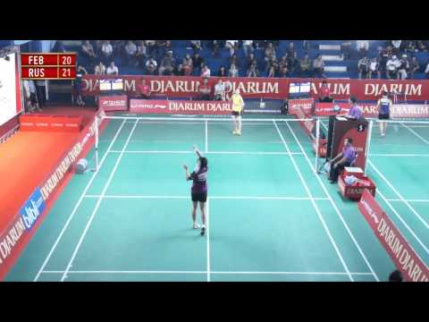 Febby Angguni (PB DJARUM) VS Ruselli hartawan (PELATNAS)