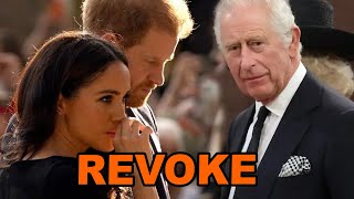 THE CROWN IS STOLEN! Charles Revokes The Invitation For Sussex Before Too Late!
