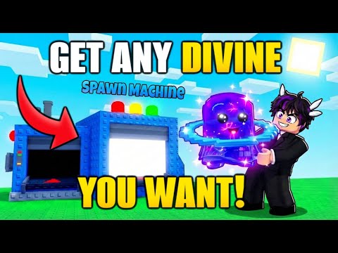 Spawn Machine RECIPE! To get Divine Brainrots in Escape Tsunami for Brainrot in Roblox