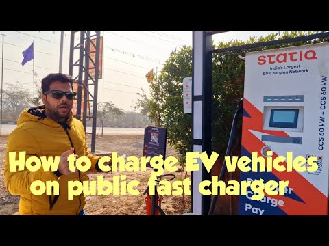 How to charge EV vehicles on charging stations || Statiq charger || EV car charging guide