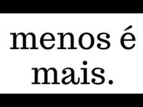 Consumo consciente. Menos é mais!