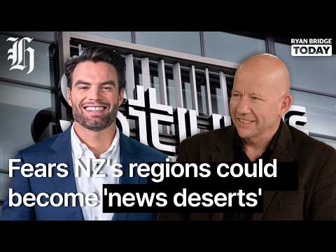 Thumbnail for Fears New Zealand's regions could become 'news deserts' as Stuff cuts staff | Ryan Bridge TODAY
