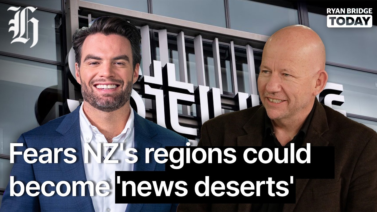 Fears New Zealand's regions could become 'news deserts' as Stuff cuts staff | Ryan Bridge TODAY