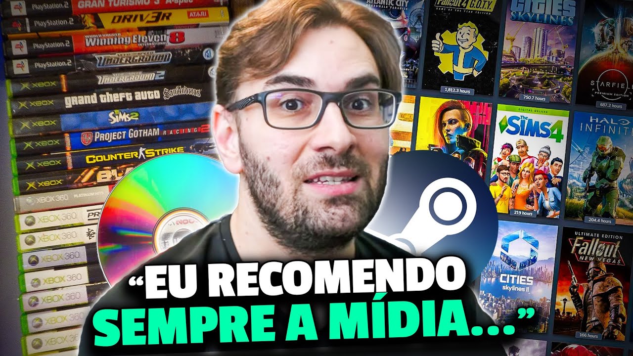 Jogos MÍDIA FÍSICA ou DIGITAIS? BRKsEDU comenta as VANTAGENS de cada um e sua PREFERÊNCIA!