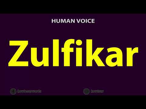 How To Pronounce Zulfikar