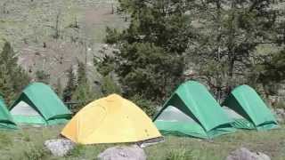 preview picture of video 'Tower Fall Campground in Yellowstone National Park'