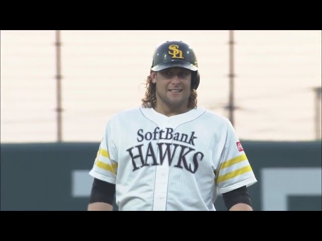 【ファーム】ホークス・ジェンセンが復帰後初打席でいきなりタイムリー2ベース!! 2017/8/29 H-Bs(ファーム)