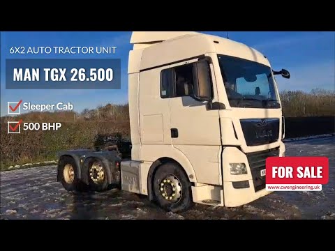 MAN TGX 26 500 Tractor Unit 6x2 Auto 2019 #mantrucks #trucker #trucking #mantgx #man6x2 #trucksales