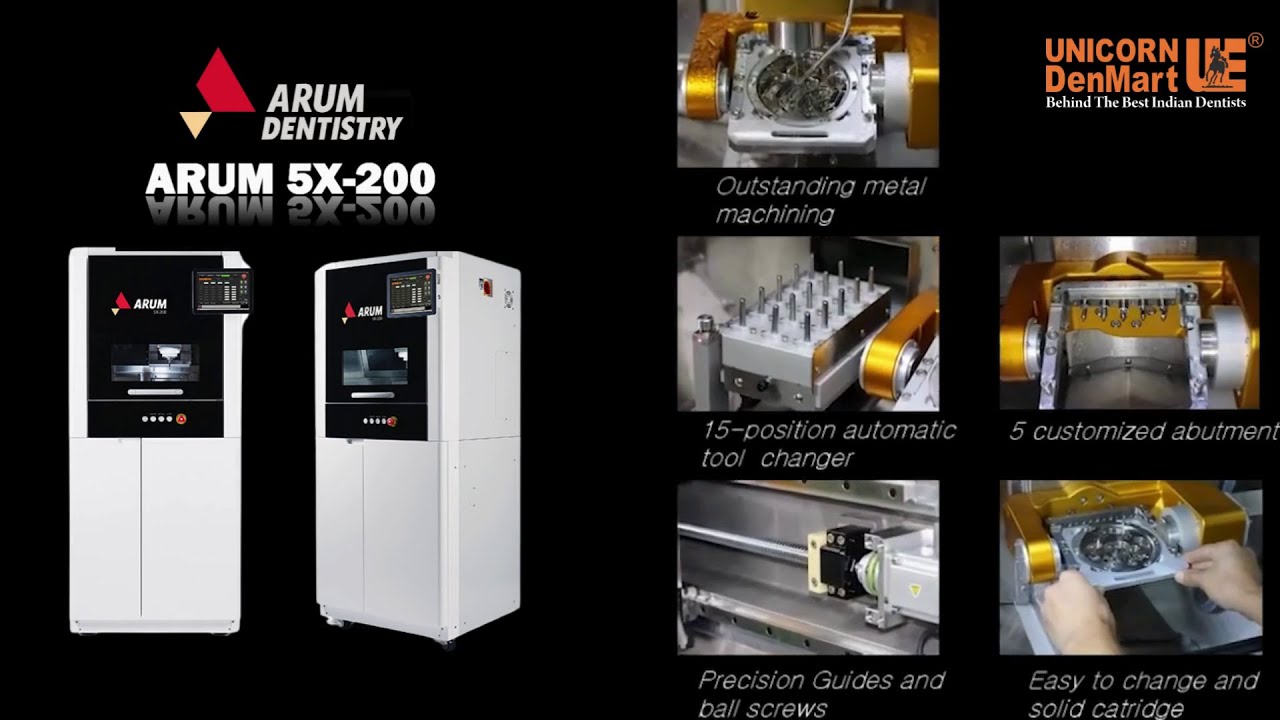 Arum 5x-200: The Ultimate Metal Milling Machine for Unrivaled Dental Precision