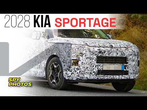 2028 Kia Sportage looks like s shrunken Telluride (spyshots)