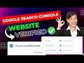 Search Console ownership verification, Verify Google Tag Manager, Verify Google Analytics, Domain