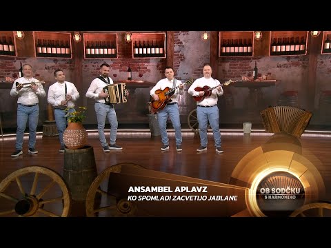 Ansambel Aplavz - Ko spomladi zacvetijo jablane (Ob sodčku s harmoniko - 19.01.2024)