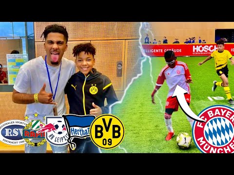 U12 AUSNAHME TALENTE von BAYERN,DORTMUND,HERTHA und Co. Zerstören beim HALLENMASTERS 🚨😱