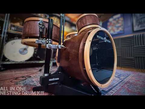 Immagine Whitney Nesting 16 Drum Set Mahogany Stain - 9
