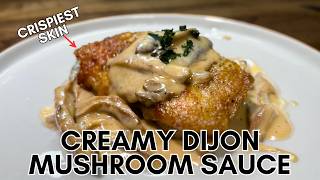 This Creamy Mushroom Dijon Sauce Destroys Every Other Chicken Recipe