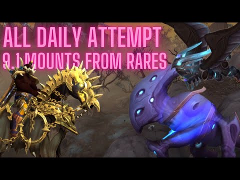 Every 9.1 Rarespawn Mount You Can Attempt Daily - Korthia - The Maw - Chains of Domination