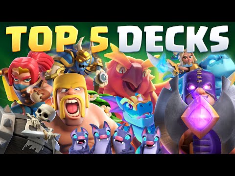 TOP 5 BEST DECKS AFTER THE NEW UPDATE! 🏆