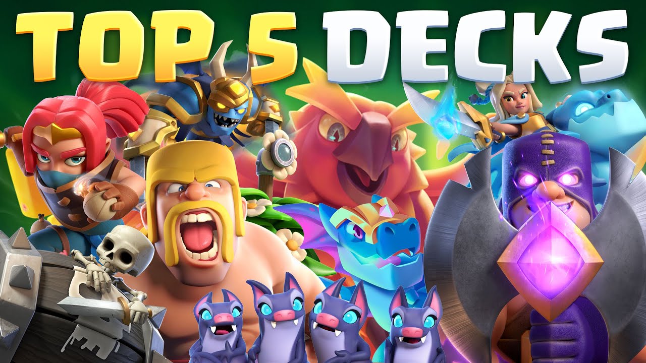 TOP 5 BEST DECKS AFTER THE NEW UPDATE! 🏆