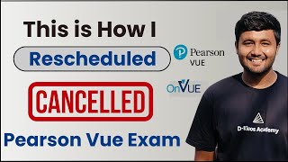 How to Reschedule the Cancelled Pearson Vue Home Test | Pearson Vue Certification Exam at Home