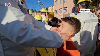 Madenden Çıkıp Okula Koştular