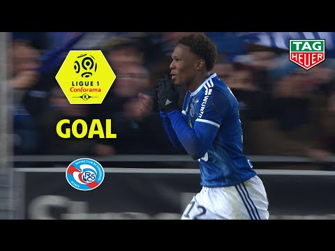 Goal Lebo MOTHIBA (45' +2) / RC Strasbourg Alsace - Nîmes Olympique (4-1) (RCSA-NIMES) / 2019-20