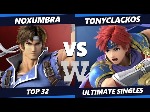 ULTIMATE WANTED 3 Top 32 - Noxumbra (Richter) Vs. TonyClackos (Roy) SSBU Ultimate Tournament