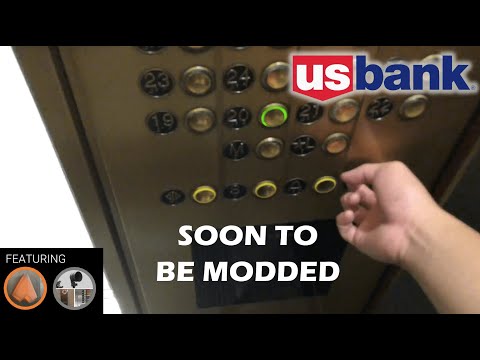 Interesting & HUGE Otis High-Speed Elevators - U.S. Bank Center in Milwaukee, WI