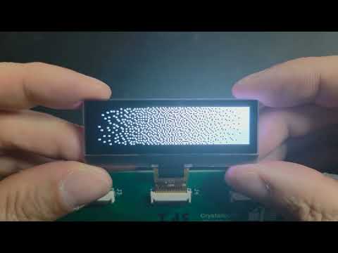 Watch White on Black Graphic OLED Video Demonstration