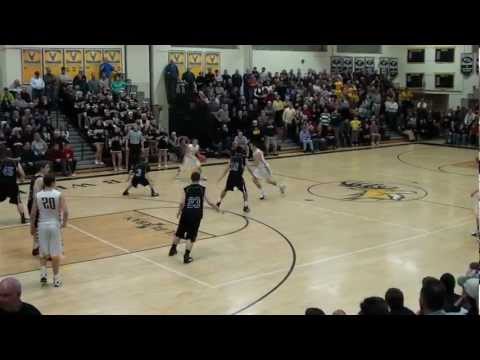 Derek Dyer Game winning lay up for sole champions of continental conference
